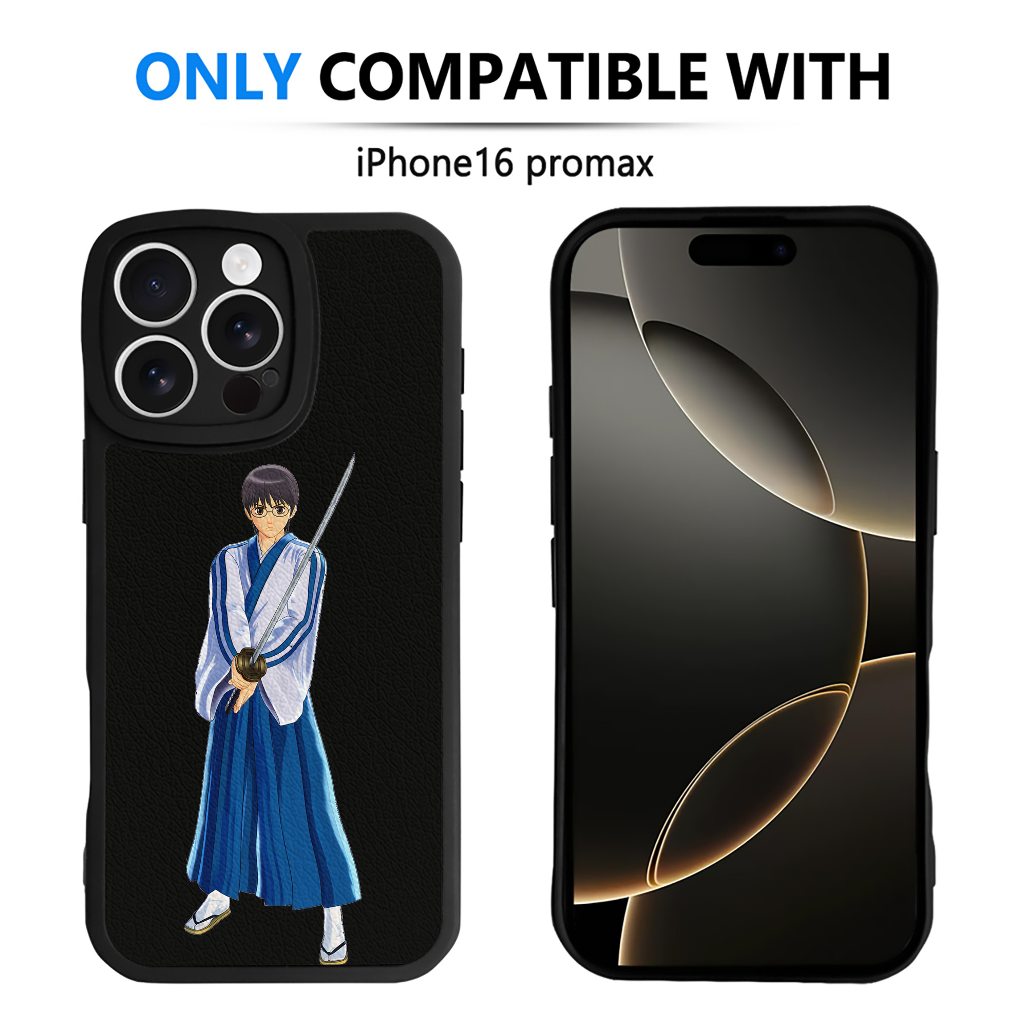 （画像用） ぎんたま 坂田銀時（さかたぎんとき） 神楽 志村新八（しむら しんぱち） GINTAMA Sakata Gintoki Kagura Shimura Shinpachi 【iPhone 16シリーズ対応】シリコンスマホケース（レザー調） 材質：シリコン